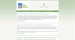 Desktop Screenshot of lahousingpartnership.com